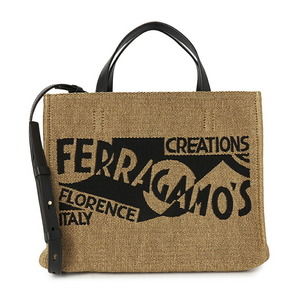 Ferragamo Tote Bag Miele Black